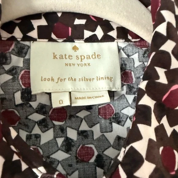 Kate Spade Button Down Dress *Like New* - Picture 5 of 5